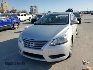 2015 Nissan Sentra SV with VIN 3N1AB7AP3FL694961, listed as a Copart auction lot 52306255 with 87,866 mi miles and Salvage Title. Bid and sale history available at carsss.com. Image 11.