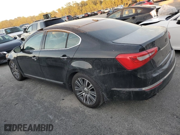 2014 Kia Cadenza Premium with VIN KNALN4D70E5120367, listed as a Copart auction lot 81324754 with 137,508 mi miles and Salvage Title. Bid and sale history available at carsss.com. Image 2.