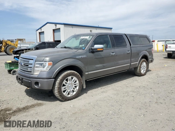 2013 Ford F-150 XL with VIN 1FTFW1EF8DFC90423, listed as a Copart auction lot 60133315 with 222,070 mi miles and Salvage title. Bid and sale history available at DreamBid. Image 1.