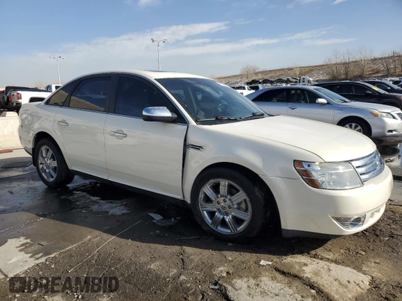 2009 Ford Taurus Limited with VIN 1FAHP28W19G102503, listed as a Copart auction lot 89178495 with 80,033 mi miles and Salvage Title. Bid and sale history available at carsss.com. Image 4.