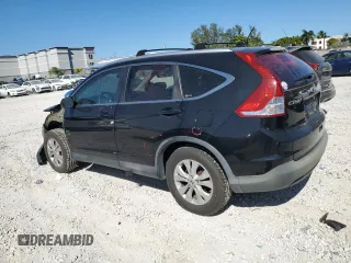 2012 Honda CR-V EX-L with VIN 2HKRM4H71CH631996, listed as a Copart auction lot 49314095 with 160,782 mi miles and Salvage Title. Bid and sale history available at carsss.com. Image 2.
