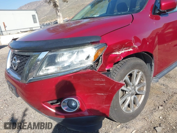 2015 Nissan Pathfinder SV с VIN 5N1AR2MN5FC684428, выставлен на аукционе IAAI как лот 41642256 с пробегом 107 546 миль миль и . История ставок и продаж доступна на DreamBid. Изображение 12.