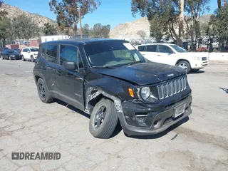 2022 Jeep Renegade Sport with VIN ZACNJDA16NPN67989, listed as a IAAI auction lot 41616360 with 59,565 mi miles and . Bid and sale history available at DreamBid. Image 1.