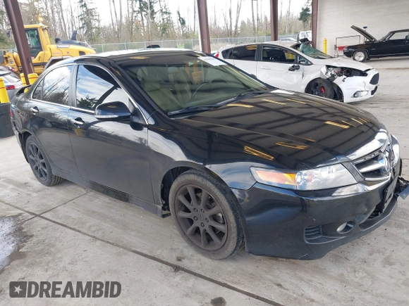 2008 Acura TSX with VIN JH4CL96818C019963, listed as a IAAI auction lot 41960209 with 195,034 mi miles. Bid and sale history available at carsss.com. Image 1.
