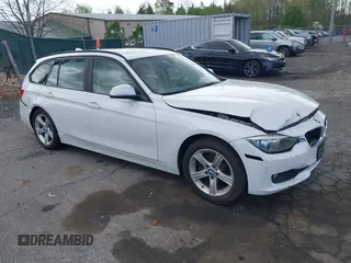 2014 BMW 3 Series 328i xDrive with VIN WBA3G7C55EKN37528, listed as a IAAI auction lot 42031076 with 55,627 mi miles and . Bid and sale history available at carsss.com. Image 1.