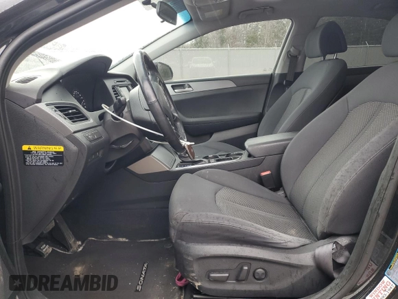 2017 Hyundai Sonata 2.4L with VIN 5NPE24AF3HH448466, listed as a Copart auction lot 51774145 with 187,231 mi miles and Salvage Title. Bid and sale history available at carsss.com. Image 7.