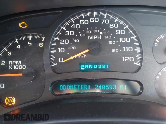 2004 Chevrolet Avalanche Z66 with VIN 3GNEC12T44G163138, listed as a IAAI auction lot 41347821 with 240,593 mi miles and . Bid and sale history available at DreamBid. Image 7.