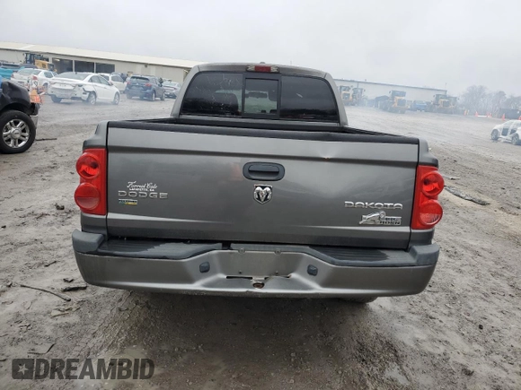 2010 Dodge Dakota Bighorn/Lonestar with VIN 1D7CW3GP5AS130822, listed as a Copart auction lot 42523155 with 103,081 mi miles and Salvage Title. Bid and sale history available at carsss.com. Image 6.