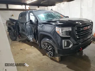 2021 GMC Sierra 1500 AT4 with VIN 3GTU9EET9MG326162, listed as a Copart auction lot 79265244 with 0 mi miles and Salvage Title. Bid and sale history available at carsss.com. Image 4.