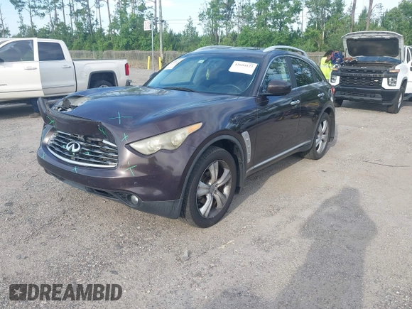 2010 Infiniti FX with VIN JN8AS1MW7AM855604, listed as a IAAI auction lot 42604122 with 188,605 mi miles and . Bid and sale history available at DreamBid. Image 2.