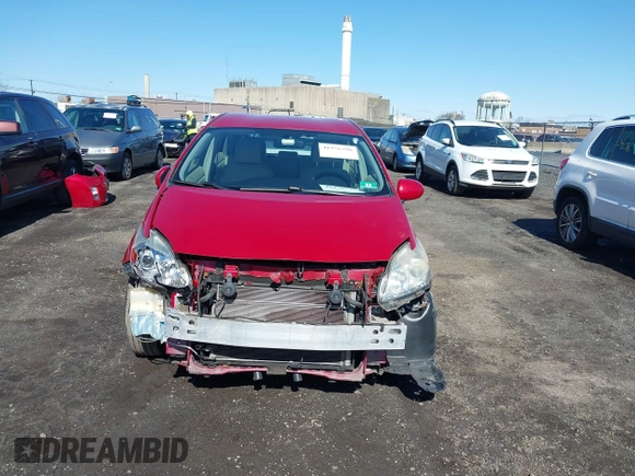 2011 Toyota Prius I with VIN JTDKN3DU8B5337594, listed as a IAAI auction lot 41976798 with 82,840 mi miles. Bid and sale history available at carsss.com. Image 6.