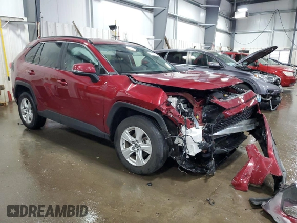 2021 Toyota RAV4 XLE z VIN 2T3P1RFV0MW206150, wystawiony jako Copart lot #57172615 z przebiegiem 55 051 mil mil oraz Szkoda całkowita • Salvage title. Historia ofert i sprzedaży dostępna na DreamBid. Obrazek 4.