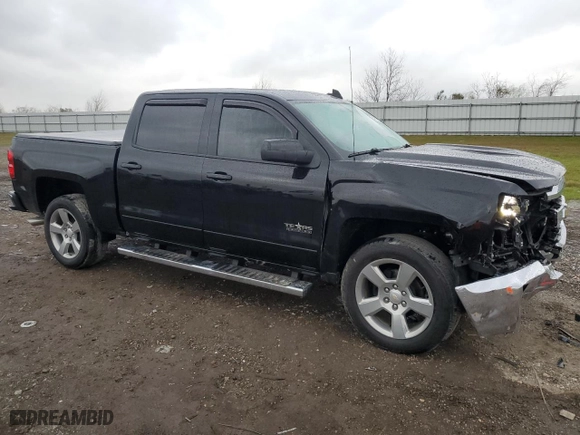 2018 Chevrolet Silverado 1500 LT with VIN 3GCPCRECXJG320713, listed as a Copart auction lot 47697235 with NaN miles and Salvage Title. Bid and sale history available at carsss.com. Image 4.