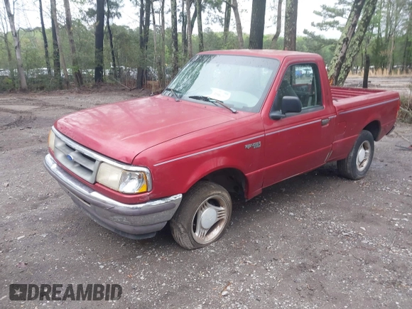 1997 Ford Ranger XLT with VIN 1FTCR10A2VUC17857, listed as a IAAI auction lot 41986717 with 184,491 mi miles. Bid and sale history available at carsss.com. Image 16.