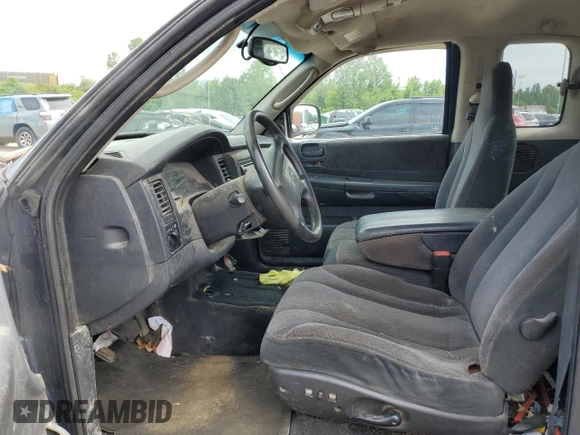2001 Dodge Dakota Sport with VIN 1B7GG22N81S316976, listed as a Copart auction lot 66540324 with 251,066 mi miles and Non Repairable. Bid and sale history available at carsss.com. Image 7.