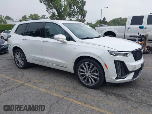2020 Cadillac XT6 AWD Sport with VIN 1GYKPGRS3LZ109757, listed as a IAAI auction lot 42591551 with 147,241 mi miles and . Bid and sale history available at DreamBid. Image 1.