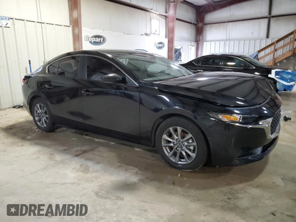 2024 Mazda 3 S with VIN 3MZBPAAM3RM423321, listed as a Copart auction lot 80955314 with 6,889 mi miles and Salvage Title. Bid and sale history available at DreamBid. Image 4.
