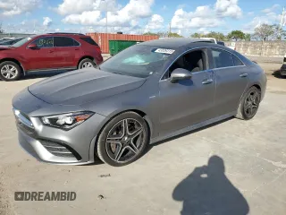 2022 Mercedes-Benz CLA 35 AMG with VIN W1K5J5BB9NN274263, listed as a Copart auction lot 43839315 with 43,528 mi miles and Non Repairable. Bid and sale history available at DreamBid. Image 1.