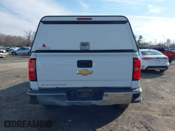 2017 Chevrolet Silverado 1500 Work Truck with VIN 1GCVKNEH5HZ377457, listed as a IAAI auction lot 41411359 with 154,971 mi miles. Bid and sale history available at carsss.com. Image 16.