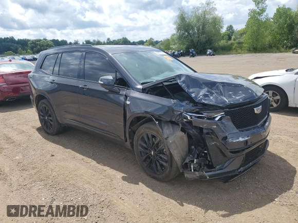 2021 Cadillac XT6 Sport z VIN 1GYKPGRS0MZ187818, wystawiony jako Copart lot #66967824 z przebiegiem 66 956 mil mil oraz Szkoda całkowita • Salvage title. Historia ofert i sprzedaży dostępna na DreamBid. Obrazek 4.
