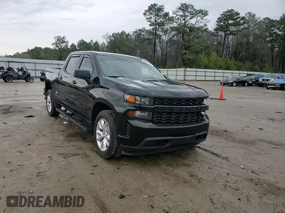 2022 Chevrolet Silverado 1500 Custom with VIN 1GCPWBEK8NZ109392, listed as a Copart auction lot 45020425 with 87,243 mi miles and Salvage Title. Bid and sale history available at DreamBid. Image 11.