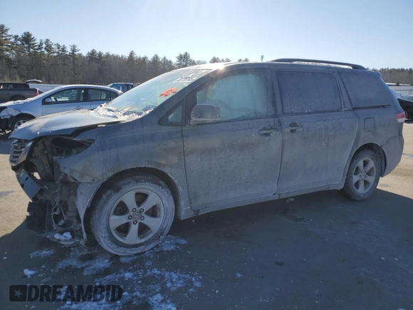 2012 Toyota Sienna LE AAS with VIN 5TDKK3DC0CS238666, listed as a Copart auction lot 43776765 with 0 mi miles and Salvage Title. Bid and sale history available at carsss.com. Image 1.