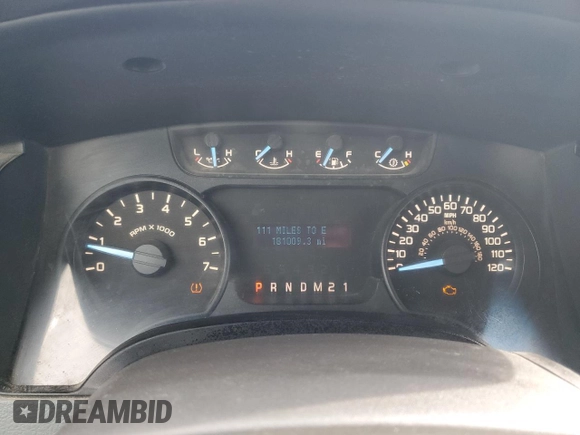 2011 Ford F-150 XL with VIN 1FTFW1EF2BKD86634, listed as a Copart auction lot 61778485 with 181,009 mi miles and Salvage title. Bid and sale history available at DreamBid. Image 9.
