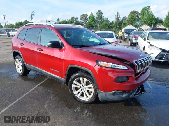 2015 Jeep Cherokee Sport z VIN 1C4PJLAB7FW637356, wystawiony jako IAAI lot #42160364 z przebiegiem 180 310 mil mil oraz . Historia ofert i sprzedaży dostępna na DreamBid. Obrazek 1.