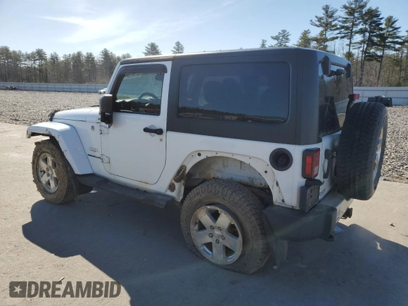 2014 Jeep Wrangler Sahara with VIN 1C4AJWBGXEL125544, listed as a Copart auction lot 51961845 with 146,917 mi miles and Salvage title. Bid and sale history available at DreamBid. Image 2.