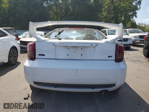 2003 Toyota Celica GT with VIN JTDDR32T630156192, listed as a Copart auction lot 70430084 with 0 mi miles and Salvage Title. Bid and sale history available at carsss.com. Image 6.