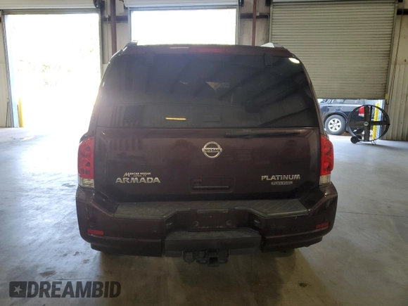 2014 Nissan Armada Platinum z VIN 5N1BA0NFXEN610416, wystawiony jako Copart lot #74033474 z przebiegiem 151 302 mil mil oraz Szkoda całkowita • Salvage title. Historia ofert i sprzedaży dostępna na DreamBid. Obrazek 6.