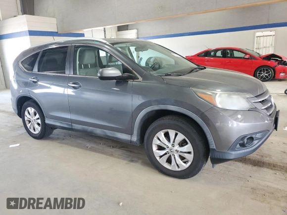 2012 Honda CR-V EX-L with VIN 2HKRM4H70CH602781, listed as a Copart auction lot 52004255 with 117,629 mi miles and Salvage Title. Bid and sale history available at carsss.com. Image 4.