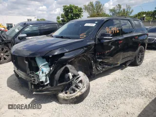 2021 Chevrolet Traverse Premier with VIN 1GNERKKW7MJ199533, listed as a Copart auction lot 41613893 with 46,996 mi miles. Bid and sale history available at carsss.com. Image 1.
