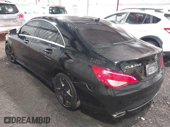 2015 Mercedes-Benz CLA 250 with VIN WDDSJ4GB0FN248061, listed as a IAAI auction lot 42717270 with 107,529 mi miles and . Bid and sale history available at DreamBid. Image 3.