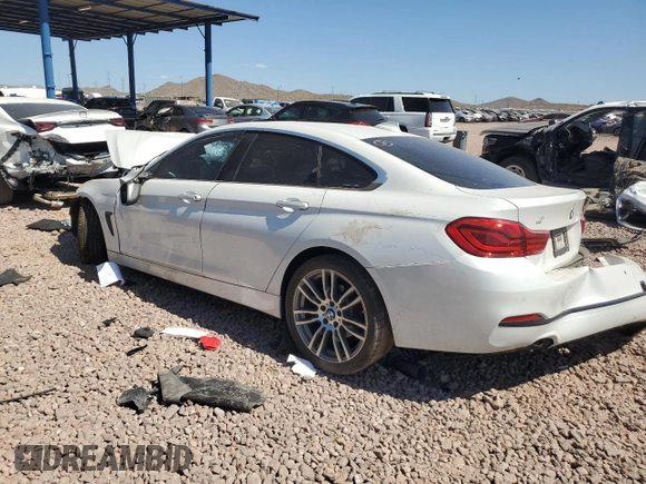 2018 BMW 4 Series 430i with VIN WBA4J1C5XJBG77414, listed as a Copart auction lot 73035384 with Not Provided miles and Salvage Title. Bid and sale history available at DreamBid. Image 2.