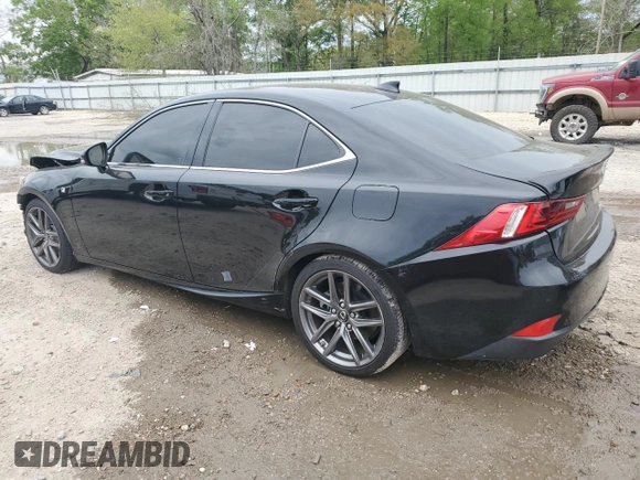 2016 Lexus IS 200t with VIN JTHBA1D26G5020336, listed as a Copart auction lot 51095255 with 98,018 mi miles and Salvage Title. Bid and sale history available at DreamBid. Image 2.
