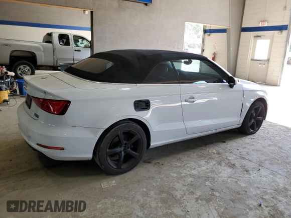 2015 Audi A3 1.8T Premium with VIN WAU6CLFF2F1038702, listed as a Copart auction lot 43810135 with 0 mi miles and Clean Title. Bid and sale history available at carsss.com. Image 3.