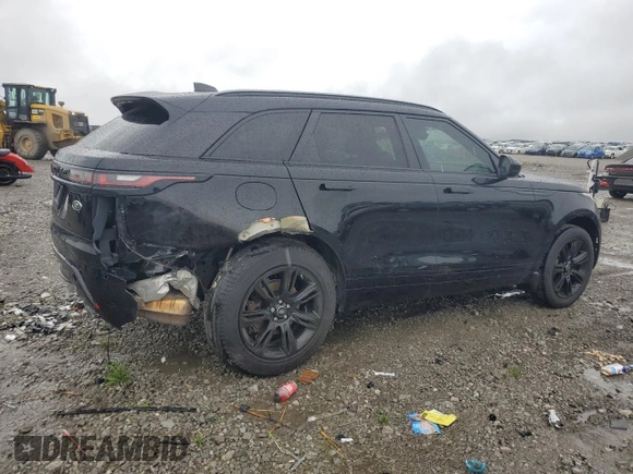 2019 Land Rover Range Rover Velar S with VIN SALYB2EX9KA207412, listed as a Copart auction lot 55138734 with 53,078 mi miles and Salvage Title. Bid and sale history available at carsss.com. Image 3.