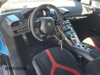 2018 Lamborghini Huracan z VIN ZHWUD4ZF2JLA08437, wystawiony jako Copart lot #50956455 z przebiegiem 7412 mil mil oraz Nie do naprawy. Historia ofert i sprzedaży dostępna na DreamBid. Obrazek 8.