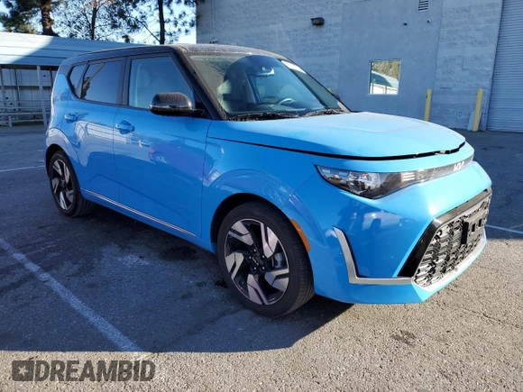 2024 Kia Soul GT-Line with VIN KNDJ53AU0R7218386, listed as a Copart auction lot 88999885 with 6,350 mi miles and Salvage Title. Bid and sale history available at carsss.com. Image 4.