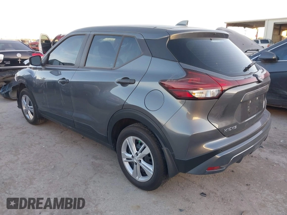 2024 Nissan Kicks S with VIN 3N1CP5BV8RL594399, listed as a IAAI auction lot 41797405 with 4,596 mi miles. Bid and sale history available at carsss.com. Image 3.