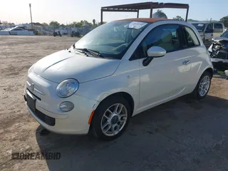 2012 FIAT 500 Pop with VIN 3C3CFFDR6CT321723, listed as a IAAI auction lot 41968345 with 84,088 mi miles. Bid and sale history available at carsss.com. Image 19.