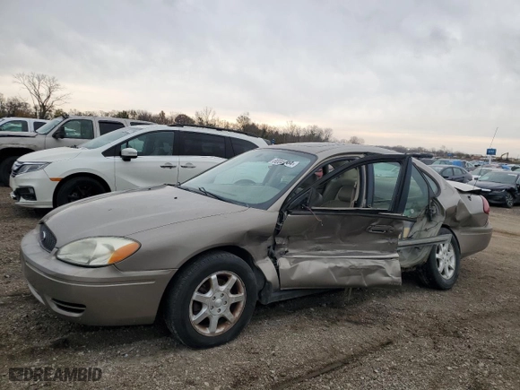 2007 Ford Taurus SEL with VIN 1FAFP56U87A191142, listed as a Copart auction lot 80041804 with 0 mi miles and Salvage Title. Bid and sale history available at carsss.com. Image 1.