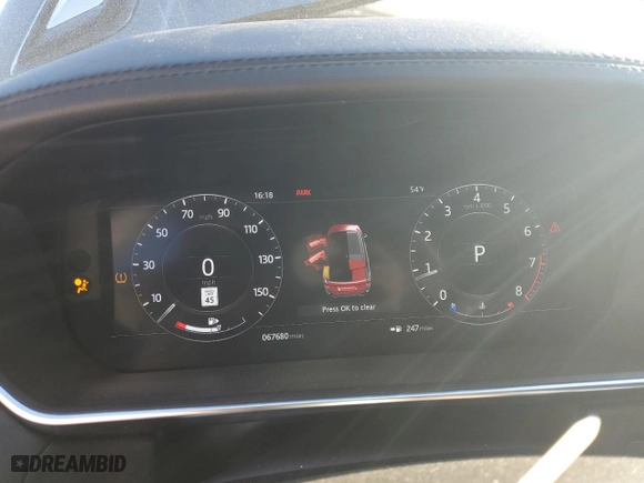 2019 Land Rover Range Rover Sport HSE with VIN SALWR2RV7KA841555, listed as a Copart auction lot 48297055 with 67,680 mi miles and Salvage Title. Bid and sale history available at carsss.com. Image 9.