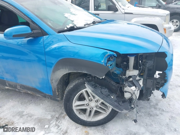 2021 Hyundai Kona SE with VIN KM8K1CAA3MU638297, listed as a IAAI auction lot 41596526 with 63,549 mi miles. Bid and sale history available at carsss.com. Image 17.