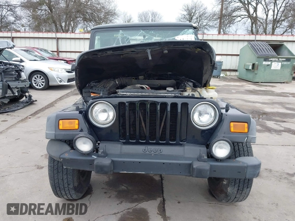 2004 Jeep Wrangler Sport with VIN 1J4FA49S64P794559, listed as a IAAI auction lot 41644201 with 107,445 mi miles. Bid and sale history available at carsss.com. Image 13.