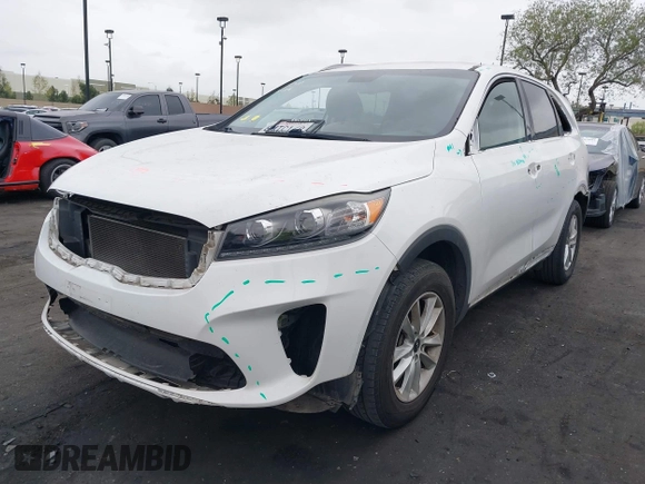 2019 Kia Sorento L with VIN 5XYPG4A3XKG590330, listed as a IAAI auction lot 42060716 with Not Provided miles. Bid and sale history available at carsss.com. Image 2.