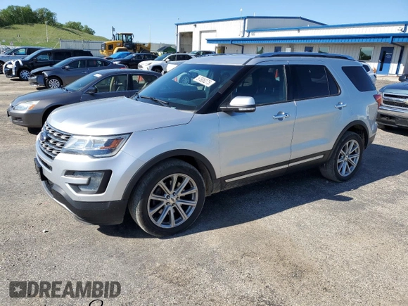 2016 Ford Explorer Limited z VIN 1FM5K8F82GGD15441, wystawiony jako Copart lot #57606275 z przebiegiem 153 223 mil mil oraz Czysty tytuł • Clean title. Historia ofert i sprzedaży dostępna na DreamBid. Obrazek 1.