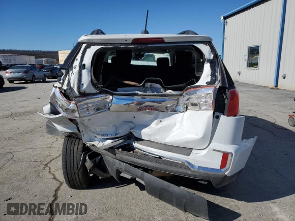 2017 GMC Terrain SLE z VIN 2GKALNEKXH6197737, wystawiony jako Copart lot #48365645 z przebiegiem Nie podano mil oraz Szkoda całkowita • Salvage title. Historia ofert i sprzedaży dostępna na DreamBid. Obrazek 6.