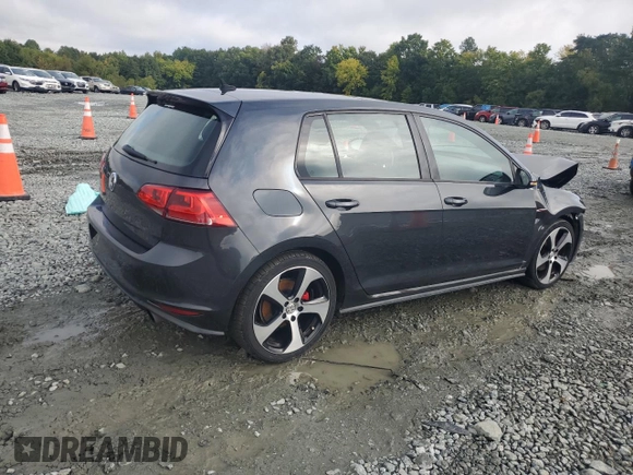 2015 Volkswagen GTI SE with VIN 3VW4T7AUXFM048675, listed as a Copart auction lot 71947234 with 122,005 mi miles and Salvage Title. Bid and sale history available at DreamBid. Image 3.